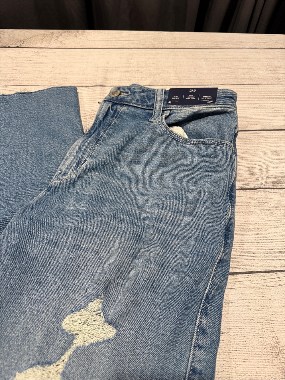 Women’s Hollister Ultra High Rise Dad Jeans size 8L W29 - Picture 2 of 12